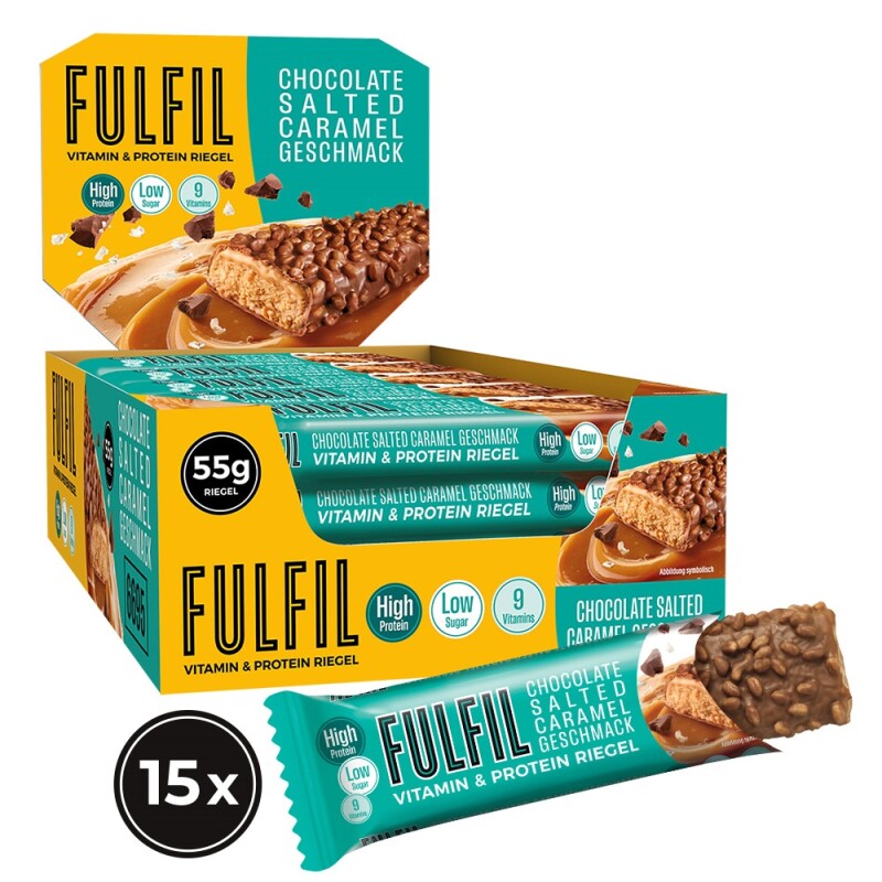 Fulfil Chocolate Salted Caramel Vitamin & Protein Riegel