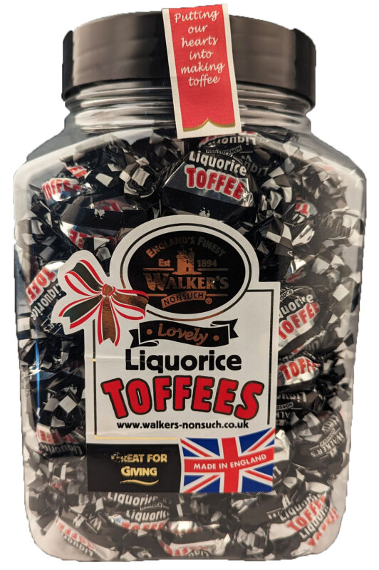 Walkers Englische Lakritz Toffees 1,25kg